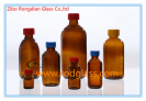 amber reagent glass bottle for liquids